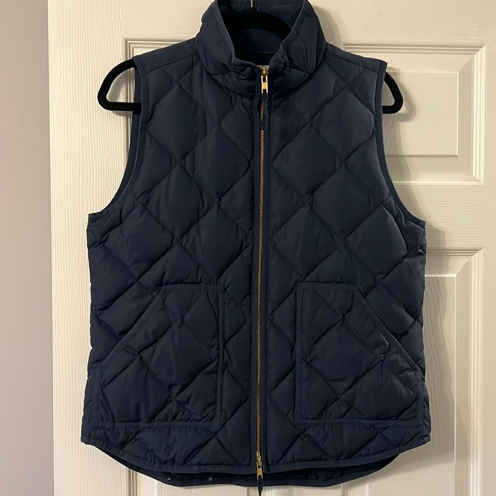 Quilted down vest